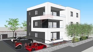 Croazia, Vodice – posizione attraente, nuovo appartamento in vendita, secondo piano, 40 m dal mare