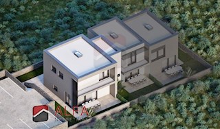 Croazia, Vodice, NUOVA COSTRUZIONE, casa a schiera a due piani in vendita, con giardino privato