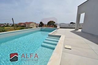 Croazia, Vodice, in vendita nuova casa bifamiliare con piscina e vista sul mare