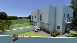 Croazia, Vodice – nuova casa bifamiliare su due piani in vendita con giardino privato