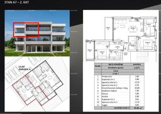 È in vendita un appartamento in un nuovo edificio. Žminj.