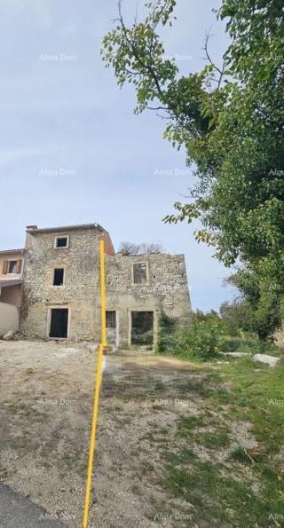 Istriana casa in pietra con vista mare – Buja