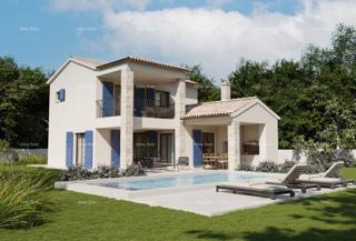 Casa con piscina in costruzione con vista su Učka – Comune di Pićan