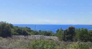 Raša (Istria) - terreno edificabile con permesso di costruzione, splendida vista mare!