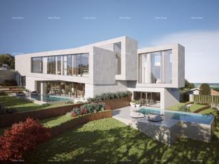 Kaštelir – terreno edificabile, 603 m2, con permesso di costruzione definitivo e vista mare