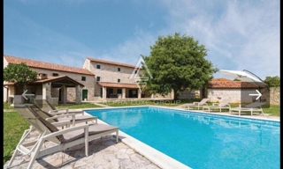 Villa in pietra ristrutturata con piscina, Istria, Barban