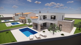 Istria, Poreč - Nuova costruzione di casa con piscina