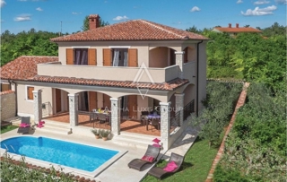 Villa con piscina e vista panoramica, Istria, Marčana