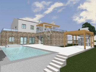 Visignano, Istria: Terreno edificabile vista mare con permesso