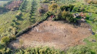 Buje, attraente terreno agricolo di 2.700 m² adiacente a una zona edificabile.