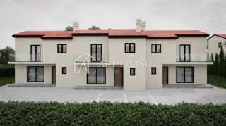 Buje, Kaštel – NUOVA COSTRUZIONE, attraente casa a schiera con piscina