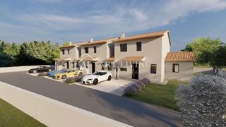 Istria, Umago, dintorni – Casa a schiera moderna con ampio giardino – NUOVA COSTRUZIONE