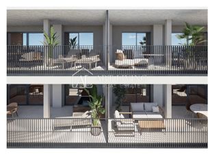 Istria, Umago - lussuoso appartamento con due camere da letto in un nuovo edificio in una posizione attraente
