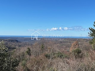 ISTRIA, GRONJAN, dintorni - bellissimo terreno edificabile con vista panoramica sul mare