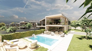 Vila moderne arhitekture s bazenom u blizini mora, Umag