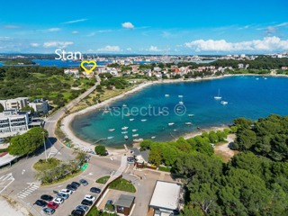Appartamento mansardato con vista panoramica sul mare, Pola, Stoja | Istria