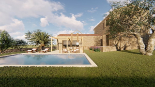 Istria, Majkusi, terreno edificabile ESCLUSIVO con tutti i permessi 791m2, progetto casa 156m2, utenze pagate