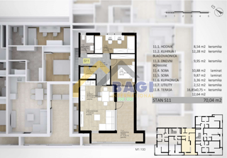 Appartamento Labin, 70,04m2