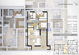 Appartamento Labin, 70,04m2