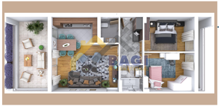 Appartamento Melada (Maslina), Zadar, 77,28m2