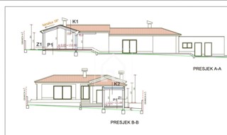 Terreno Peruški, terreno edificabile con progetto e permesso di costruire.