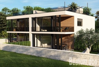 Appartamento al piano terra con giardino e piscina, Vabriga