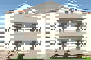 Moderno appartamento in un nuovo edificio con vista mare