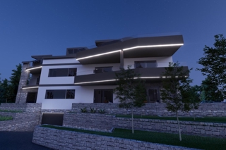 Moderno appartamento con vista sulla costa, seconda fila dal mare