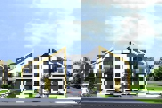 Nuova costruzione - casa bifamiliare con giardino di 150 m² e due posti auto