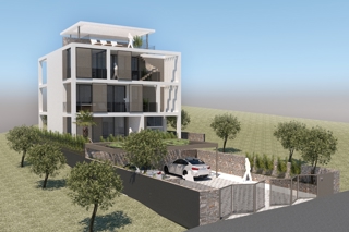 Moderno appartamento con due camere da letto e piscina