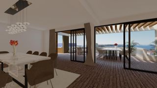 Attico di lusso con vista mare