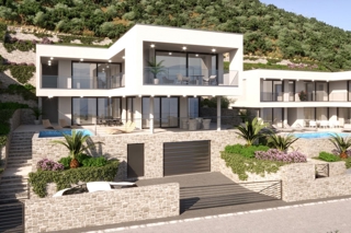 Villa con piscina e vista mozzafiato sul mare aperto