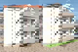 Moderno appartamento in un nuovo edificio con vista mare