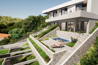 Appartamento duplex in un nuovo edificio in seconda fila dal mare