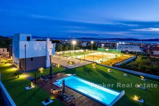 Una straordinaria villa con vista sul mare