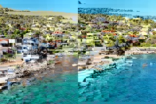 Villa attraente, prima fila al mare