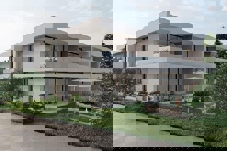 Moderno appartamento con giardino vicino a Rovigno