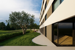 Ampio appartamento con due camere da letto in un moderno edificio urbano