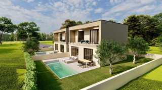POREČ, DINTORNI, DUPLEX ATTRATTIVA CON VISTA MARE