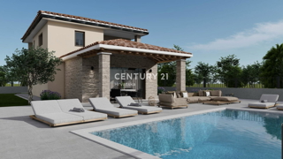 POREČ, 7 KM, CASA CON PISCINA IN COSTRUZIONE