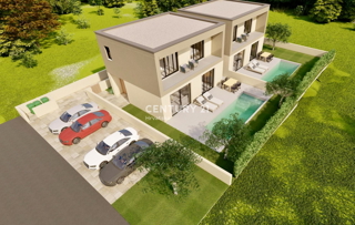 POREČ, DINTORNI, DUPLEX ATTRATTIVA CON VISTA MARE