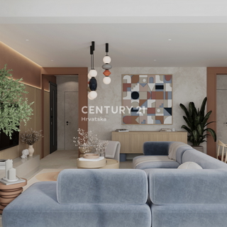 ZADAR, LJUBAČ, LUX. NUOVO. S6 / 97,10 m2 + 120 m2 TERRAZZA SUL TETTO, 2° piano, 50 m DAL MARE E DALLA SPIAGGIA, VISTA MARE