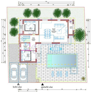 Privlaka, Sabunike, villa moderna con piscina, 5 camere da letto, 4 bagni, 250 m dal mare