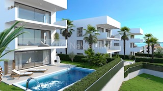 Trogir, Čiovo, Okrug Gornji, appartamento 151 m2, parcheggio, piscina, nuova costruzione