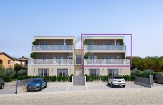 Poreč, dintorni, Lussuoso appartamento su due piani con 3 camere da letto e vista mare, a 7 km dal mare