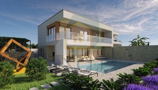 Poreč, dintorni, Lussuosa moderna casa bifamiliare con piscina, 5 km dal mare