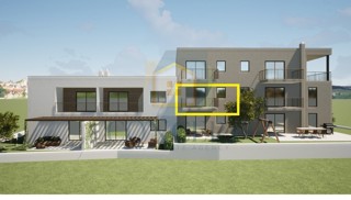 Poreč, dintorni, Appartamento al 1° piano di nuova costruzione, 3 km dal mare