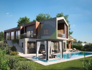 Poreč, dintorni, Villa di design con piscina, 13 km dal mare