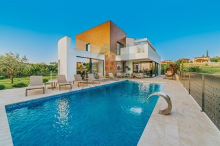 Poreč, dintorni, Villa di lusso con vista panoramica sul mare, 10 km dal mare