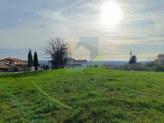 Poreč, dintorni, Terreno edificabile con permesso di costruzione e vista mare